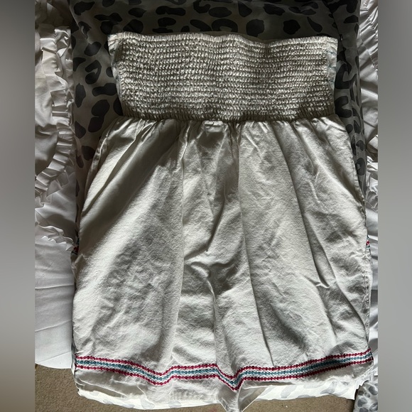 O'Neill | White Charlotte Strapless Dress - Picture 5 of 5